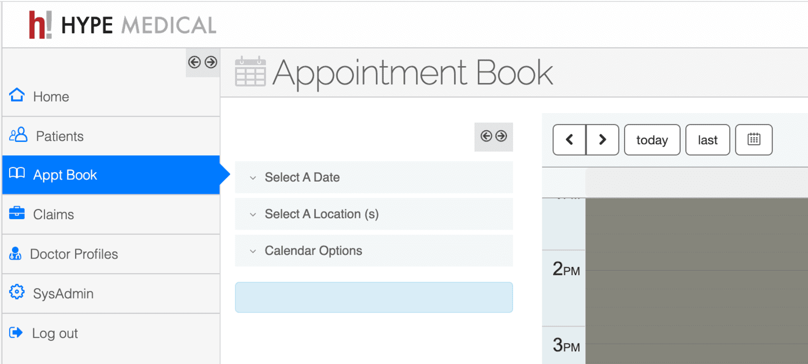 Appointment Book Page